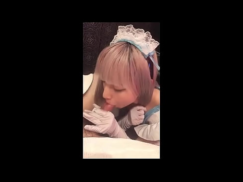 ❤️ جاپاني بت [میوکا]، د فرانسوي نوکرۍ جامې، لومړۍ برخه، بلو جاب او د لوشن سره ټوکر ❤️❌  جنس